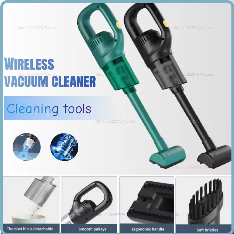 120W Wireless Vehicle Air Dust Collector Vacuum Cleaner 50000PA Portable Car Interior Cleaning Machine 2000mAh Powerful cordless