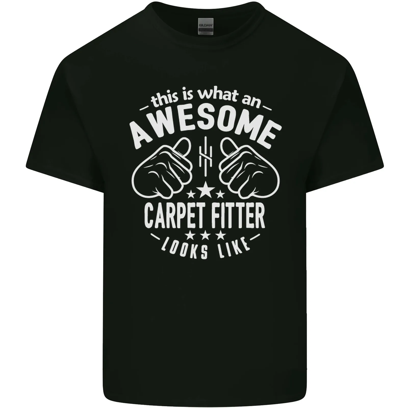 A Awesome Carpet Fitter Looks Like Mens Cotton T-Shirt