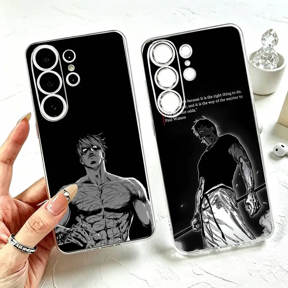F-Fight Class 3 Jim Ji Tae Прозрачный силиконовый мягкий чехол для телефона для Samsung S25, S24, S21, S22, S23, S30, Ultra, S20, Plus, Fe