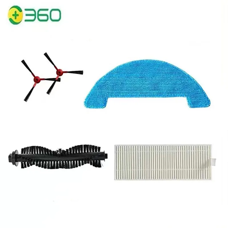 Original Main Brush Filters Side Brush Mop Cloth For 360 C50 Robot Vacuum Cleaner Replacement Accessories