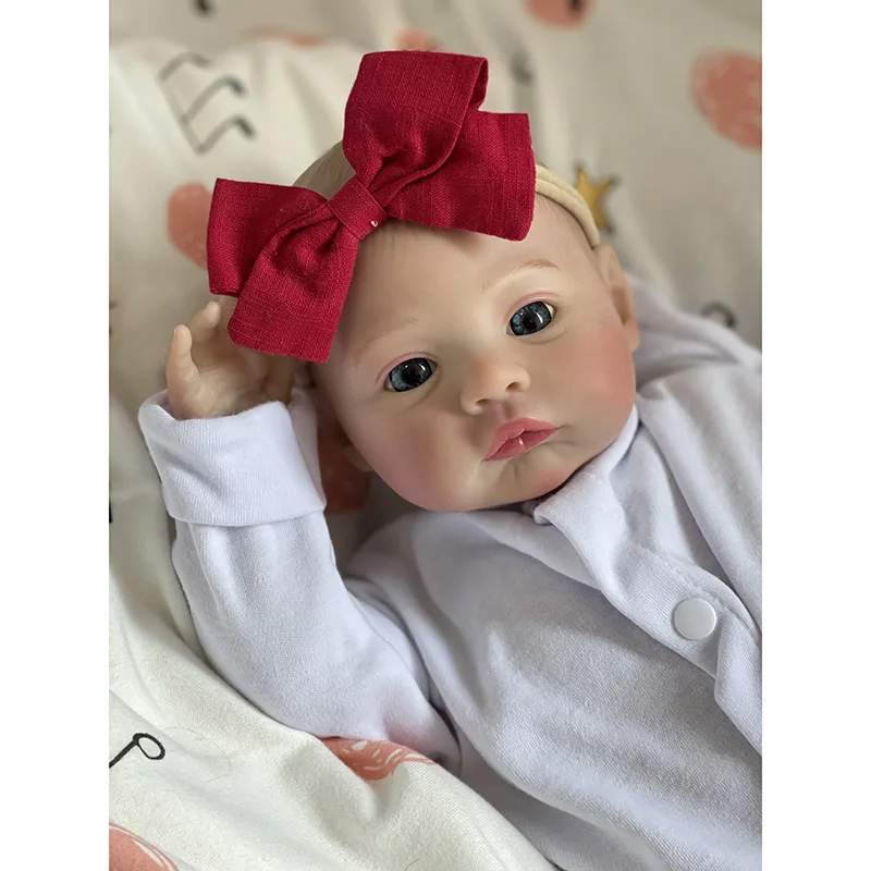 48cm Reborn Baby Dolls Meadow Soft Body 3D Skin with Visbile Veins Collectible Art Doll Bebe Reborn Toy Gift