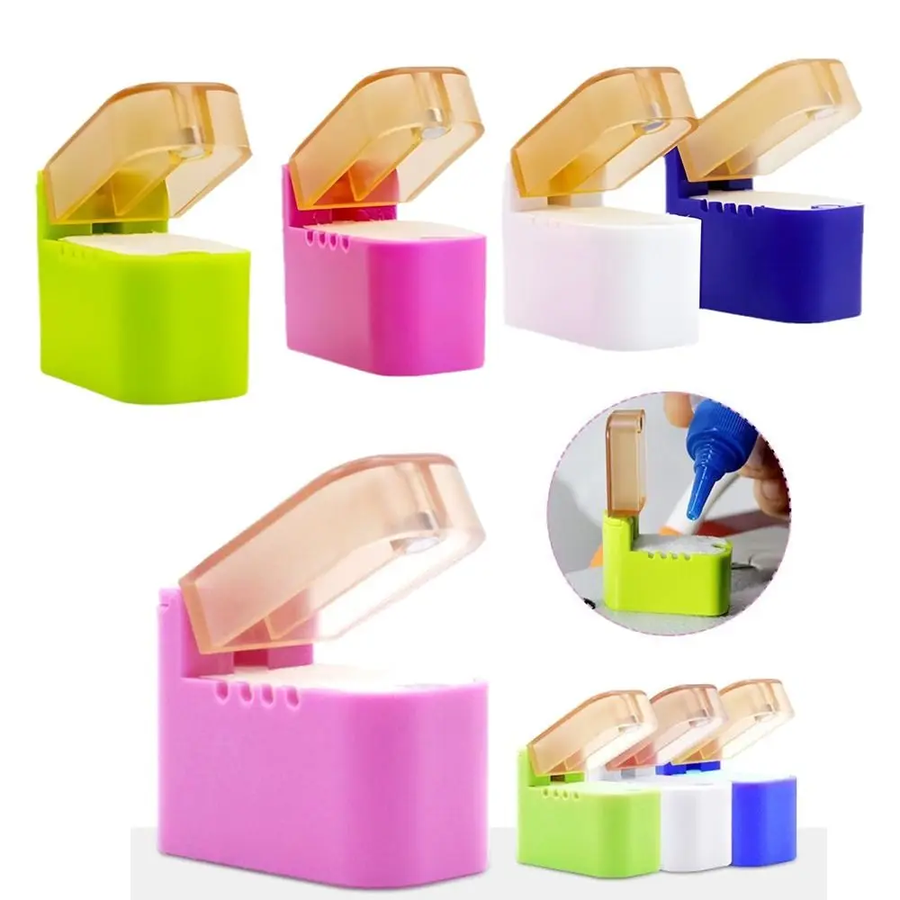 Locking Sewing Machine Silicone Oil Box Prevent Breaking DIY Crafts Color Wire Box Sewing Supplies Plastic