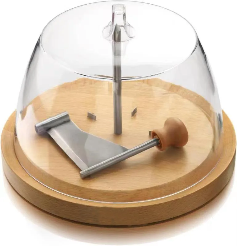 Cheese Tools Handheld cheese grater with a rotary tumble shredder and hard cheese and chocolate slicer