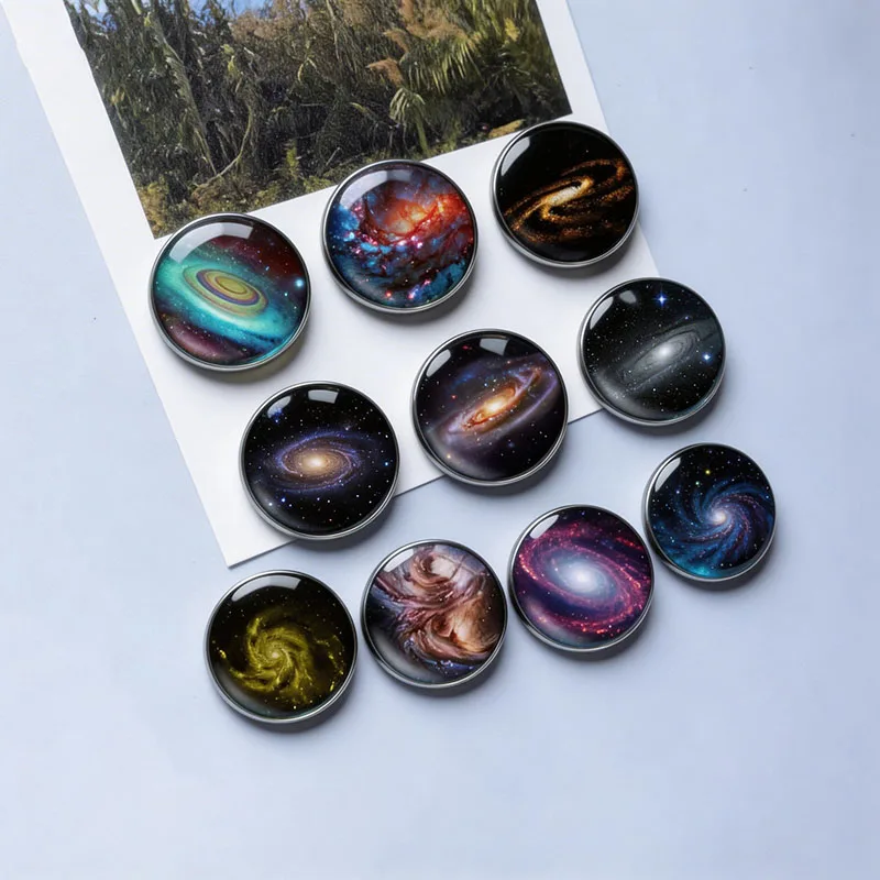 

12pcs Creative and Funny Cute Galaxy Planet Refrigerator Magnets Sweet Creative Fridge Magnet Decorative
