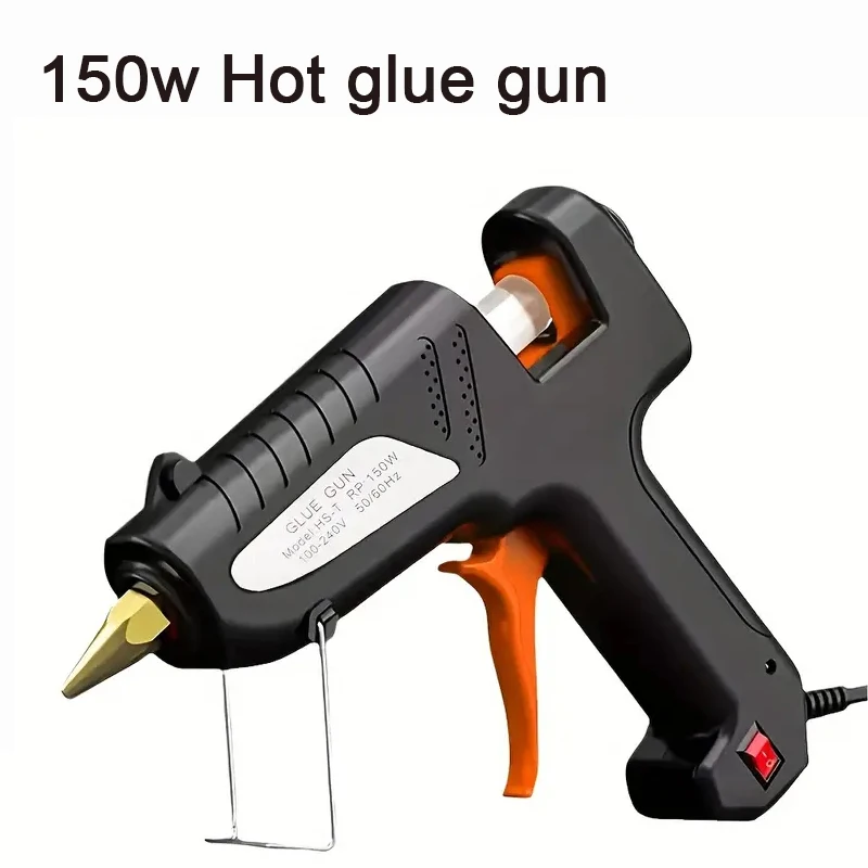 150W Hot Melt Glue Gun With11MM Transparent Glue Stick Mini Gun Home Electric Heat Temperature Gun Repair Tool Special Stick Set