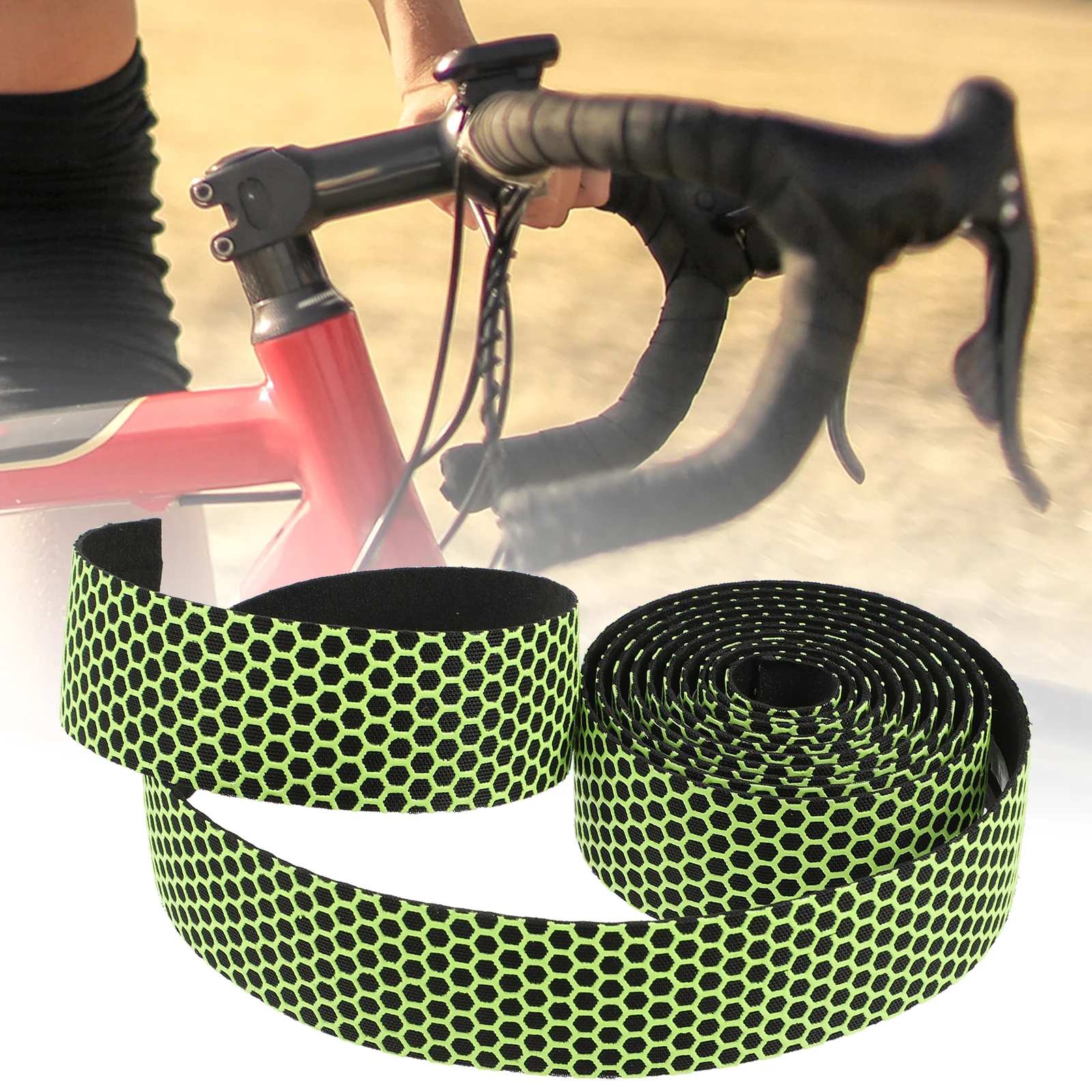 

EVA Bicycle H Grips Tape Protective Wrap Anti skid Cover Wear resistant H Belt Road Bike Mountain Cycling