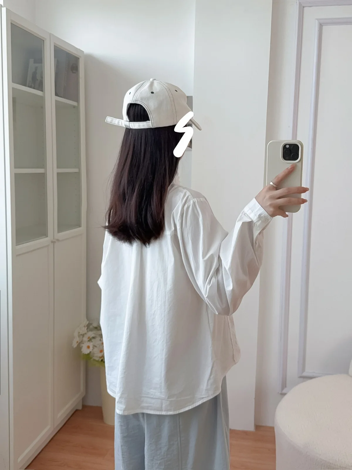 جديد 2025 الخريف قميص قطني بكم طويل ، المرأة الوقوف التطريز ، موري فتاة الفرنسية تنوعا تخفيف شيك بلوزة فضفاضة T59684CC