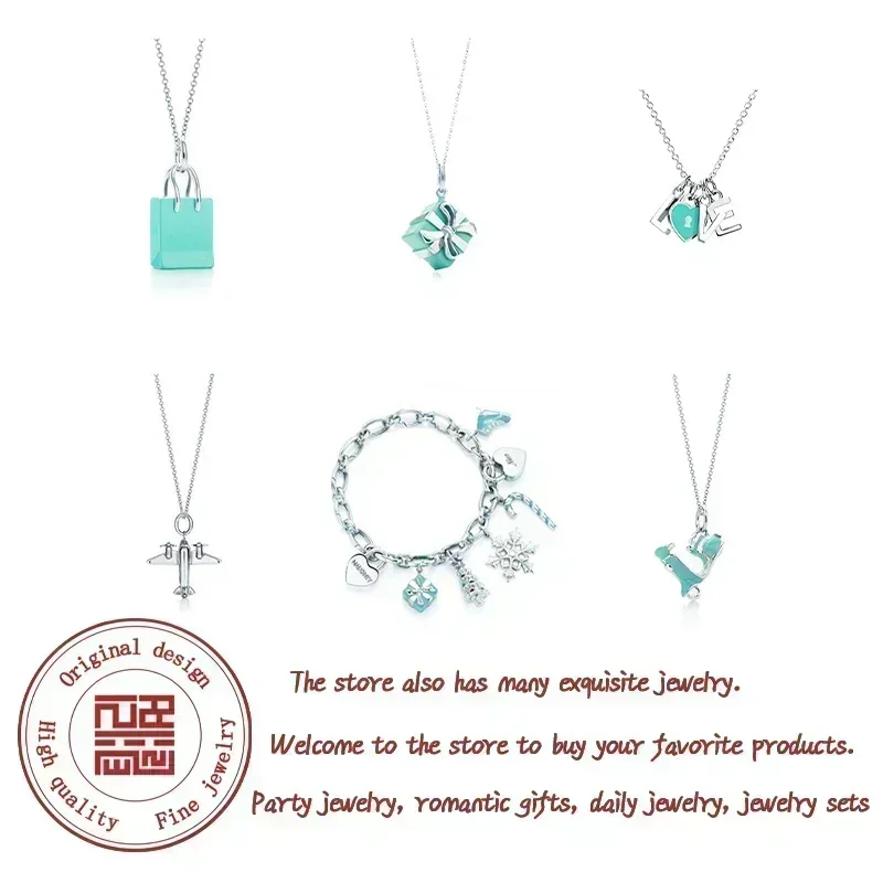 

2025 New S925 Sterling Silver Necklace - Romantic Holiday Gift, Fashionable and Simple Style
