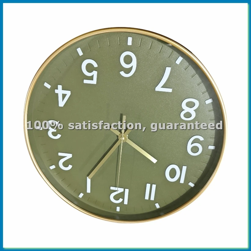 

Wall Clock 12 Inch Silent Wall Clocks Battery Operated for Kitchen Office Bathroom Bedroom Decorative-A73M