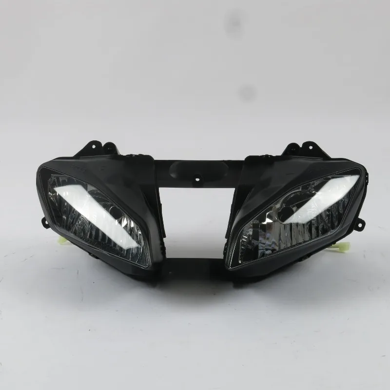For Yamaha YZF-R6 2008-2016 LED Headlight Assembly with 2 Lenses Front Lighting System Motorcycle Parts