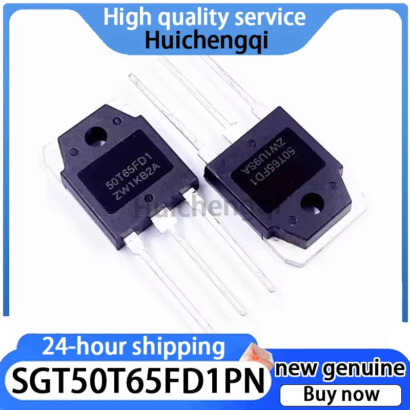 5PCS Original Genuine SGT50T65FD1PN Package TO-3P3 IGBT Tube/module