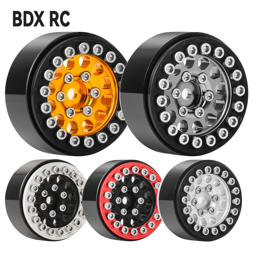 BDX RC1.1/1.0 Zoll Beadlock-Felgennabe für TRX4M Axial SCX24 AX24 FMS FCX24 1/18 1/24 RC Crawler Auto