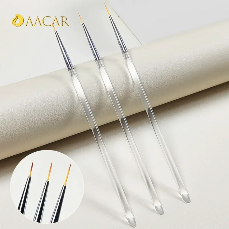 DIY Nail Art Liner Pinsel Set French Line Stripes Schnitzpinsel UV Gel Malerei Maniküre Werkzeugset für den professionellen und privaten Gebrauch