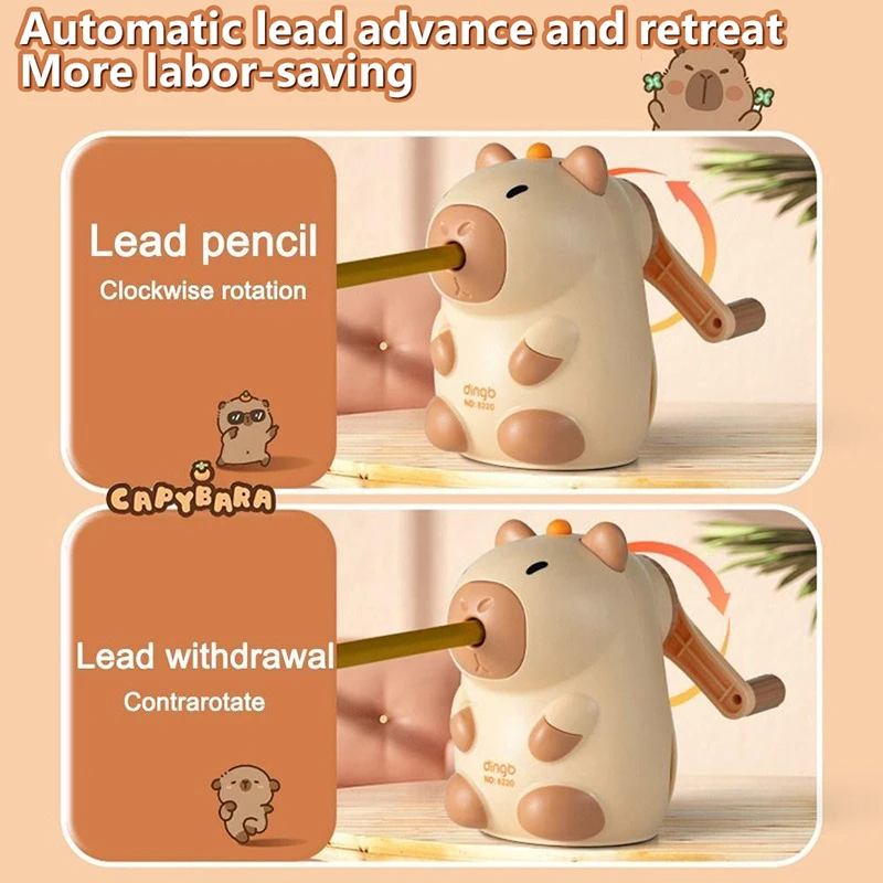 Capybara Pencil Sharpener Pencil Cutter Office School Table Sharperners Stationery Supplies