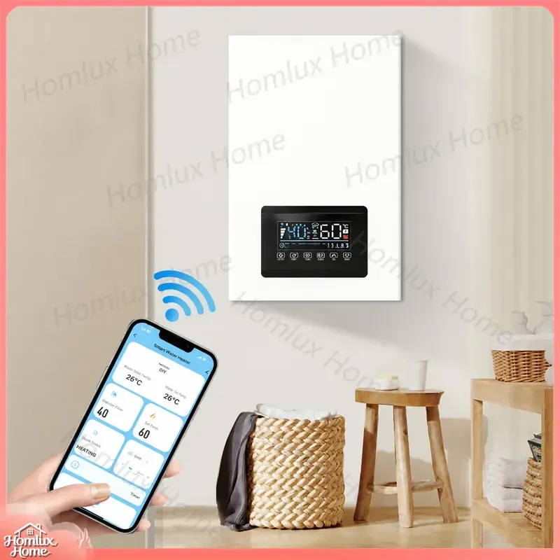 High Quality Intelligent Timing Control Boiler 220V 380V 8kW 12kW 16kW 20kW 24kW Wall Mounted for Home Hotel Heating