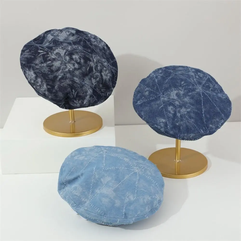 جديد خمر الأطفال قبعة الكورية الدنيم مثمنة قبعة الرجعية في الهواء الطلق موزع الصحف قبعة الاطفال