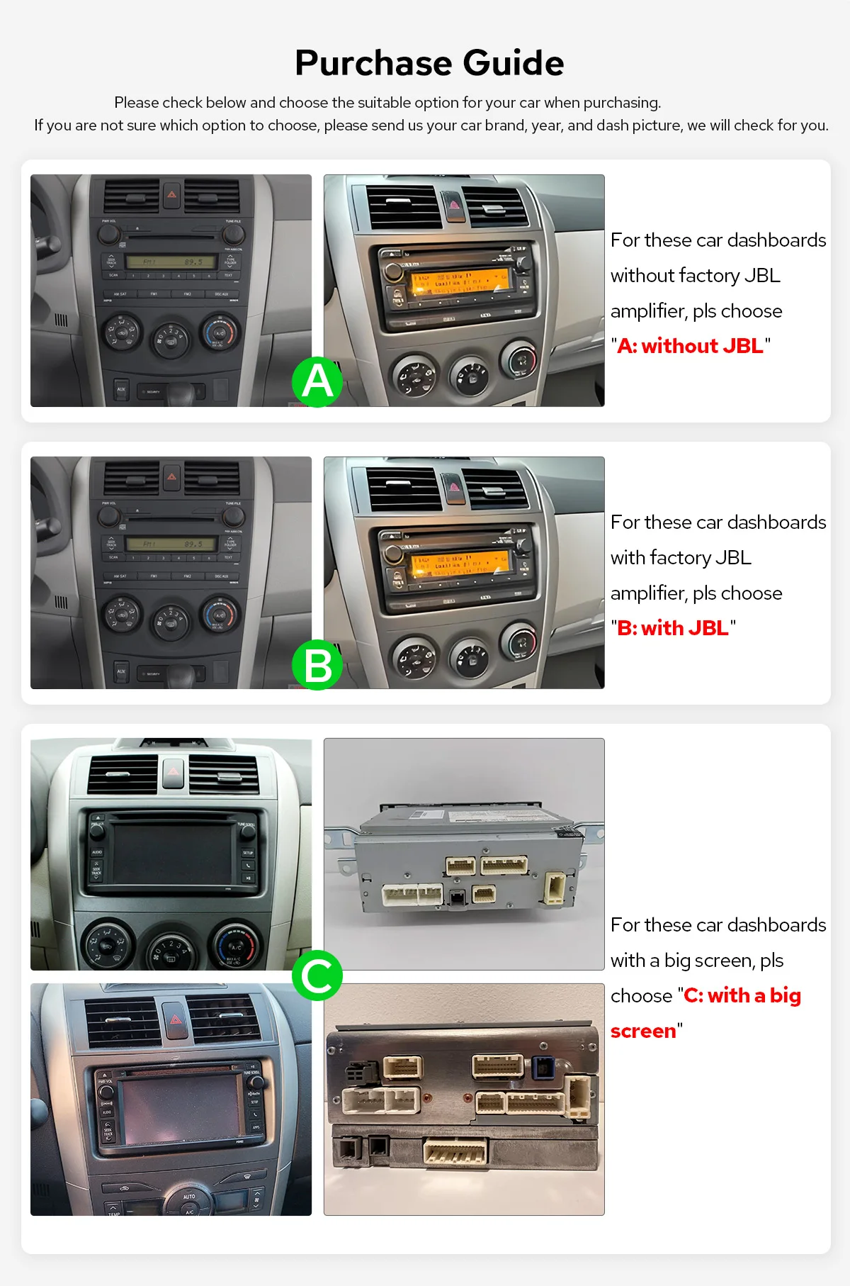 JOYING 9 بوصة HD تعمل باللمس راديو السيارة ستيريو لتويوتا كورولا 2008-2013 التوصيل والتشغيل يحافظ على عجلة القيادة OEM مع CarPlay