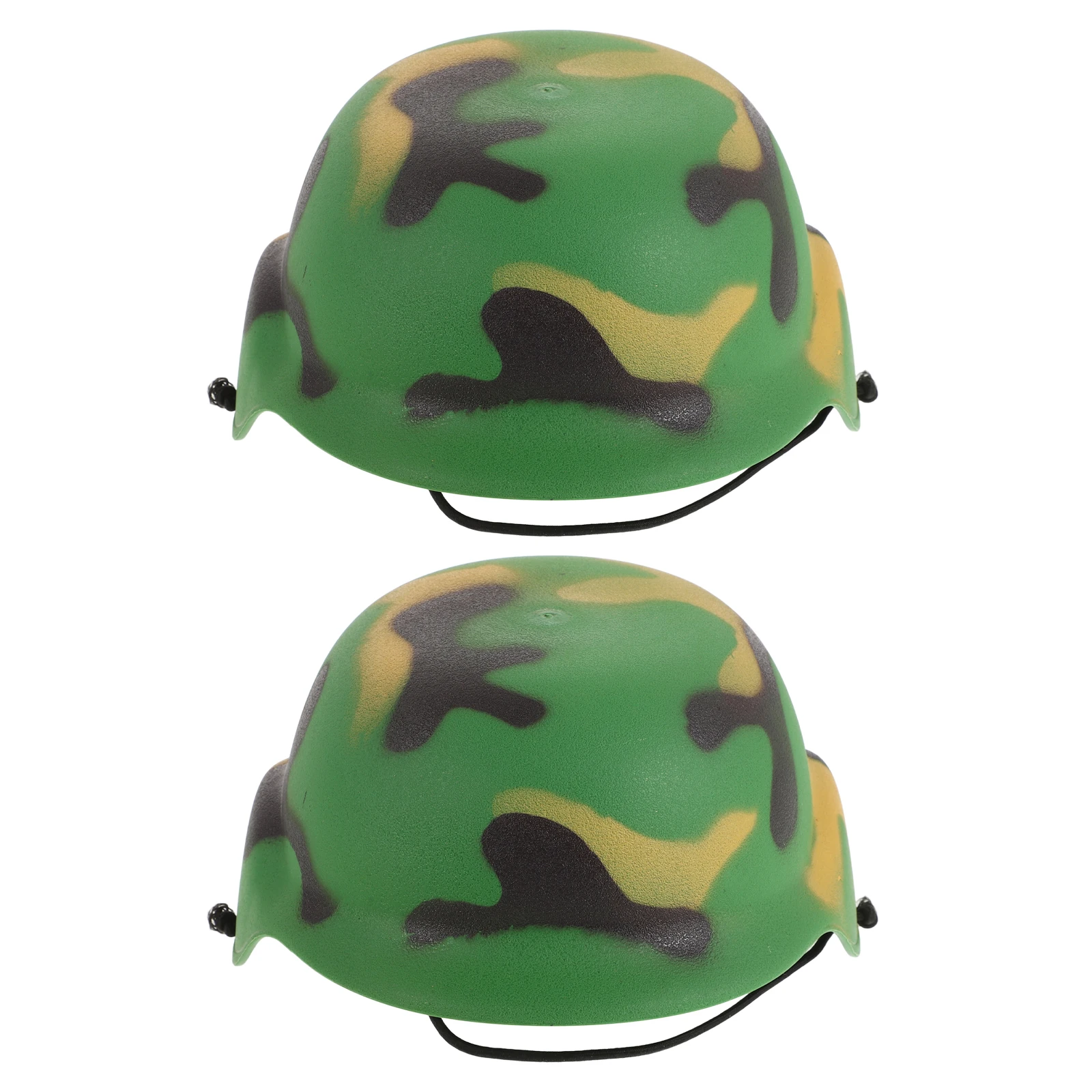 

2 Pcs Simulated Steel Toys Army Costume Accessories Camouflage Costumes for Kids Child