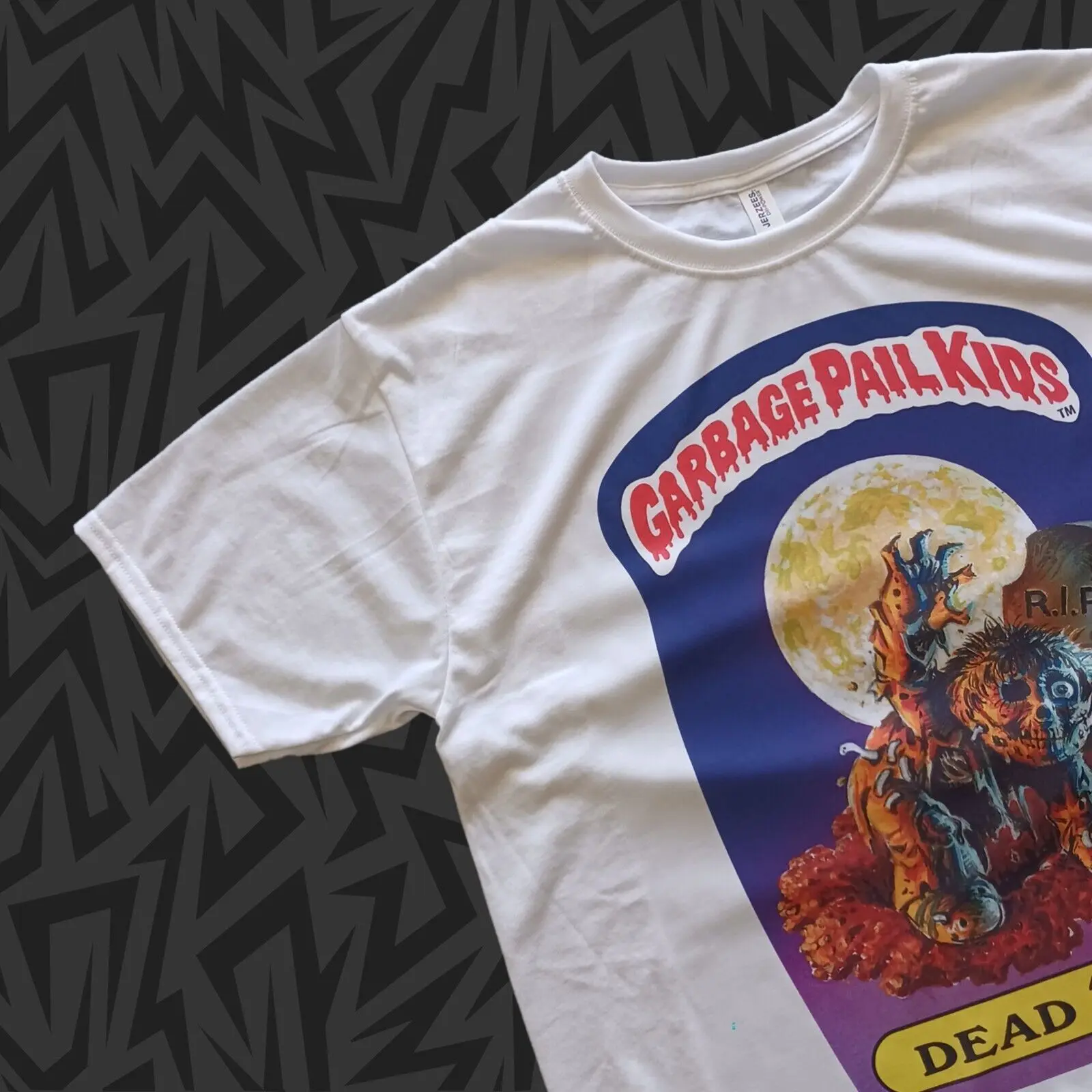 New GARBAGE PAIL KIDS T-Shirt DEAD TED Zombie GPK Series 1 vtg 80s #5a S - 2XL