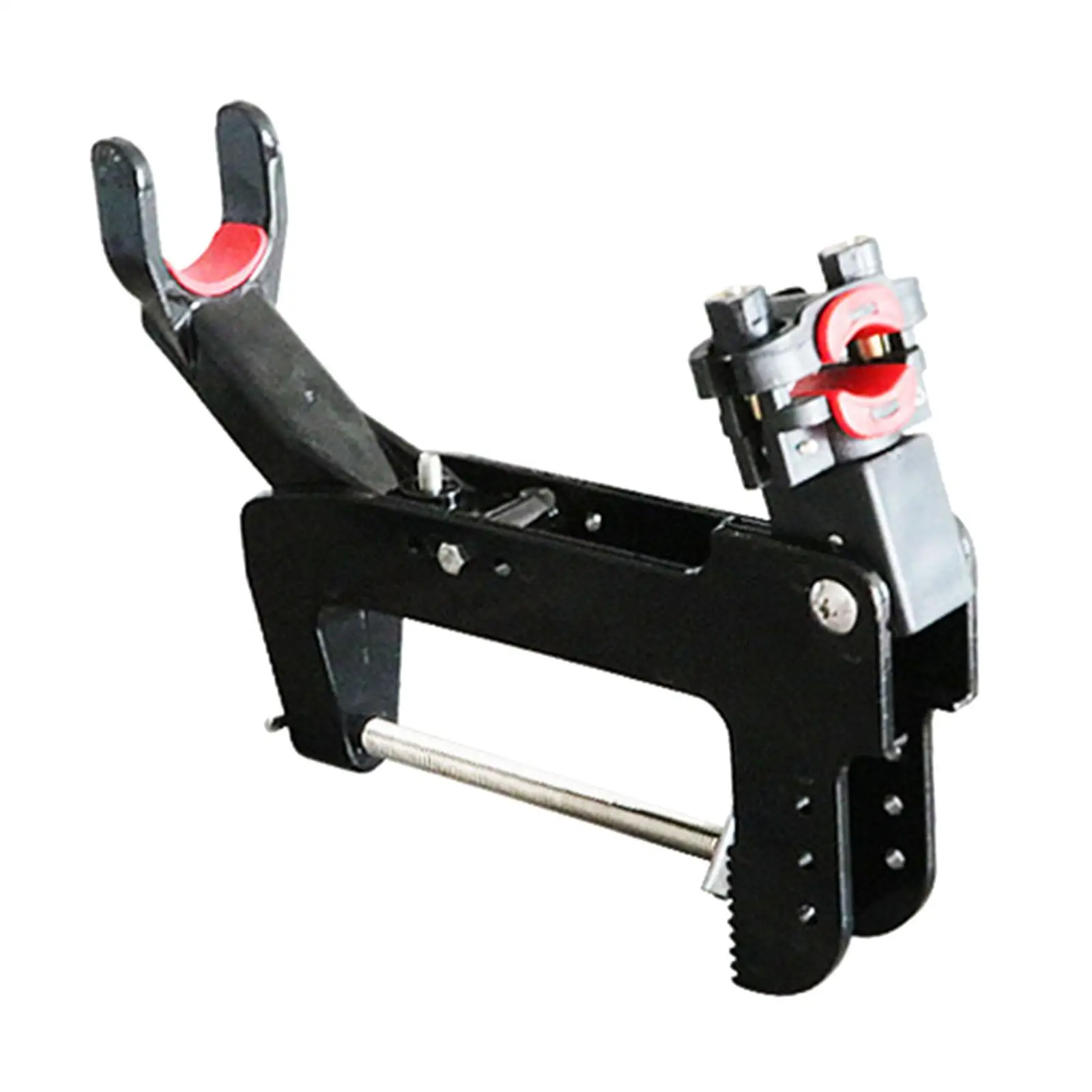 Trolling Rod Holder for Boat Adjustable 360 Rotating Pole Stand Clamp Base Spring Quick Lift Support for Dock Kayak