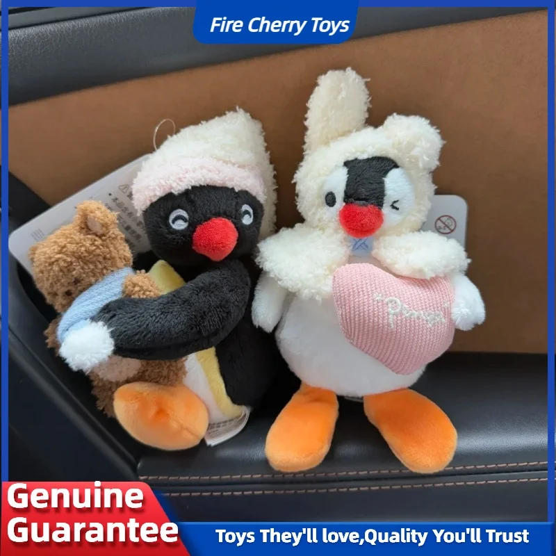 

Новая кукла Pingu Penguins Stay At Home Series игрушки кролик Pinga брелок кулон Pingu теплый обнимающий рюкзак Kawaii подарочные игрушки