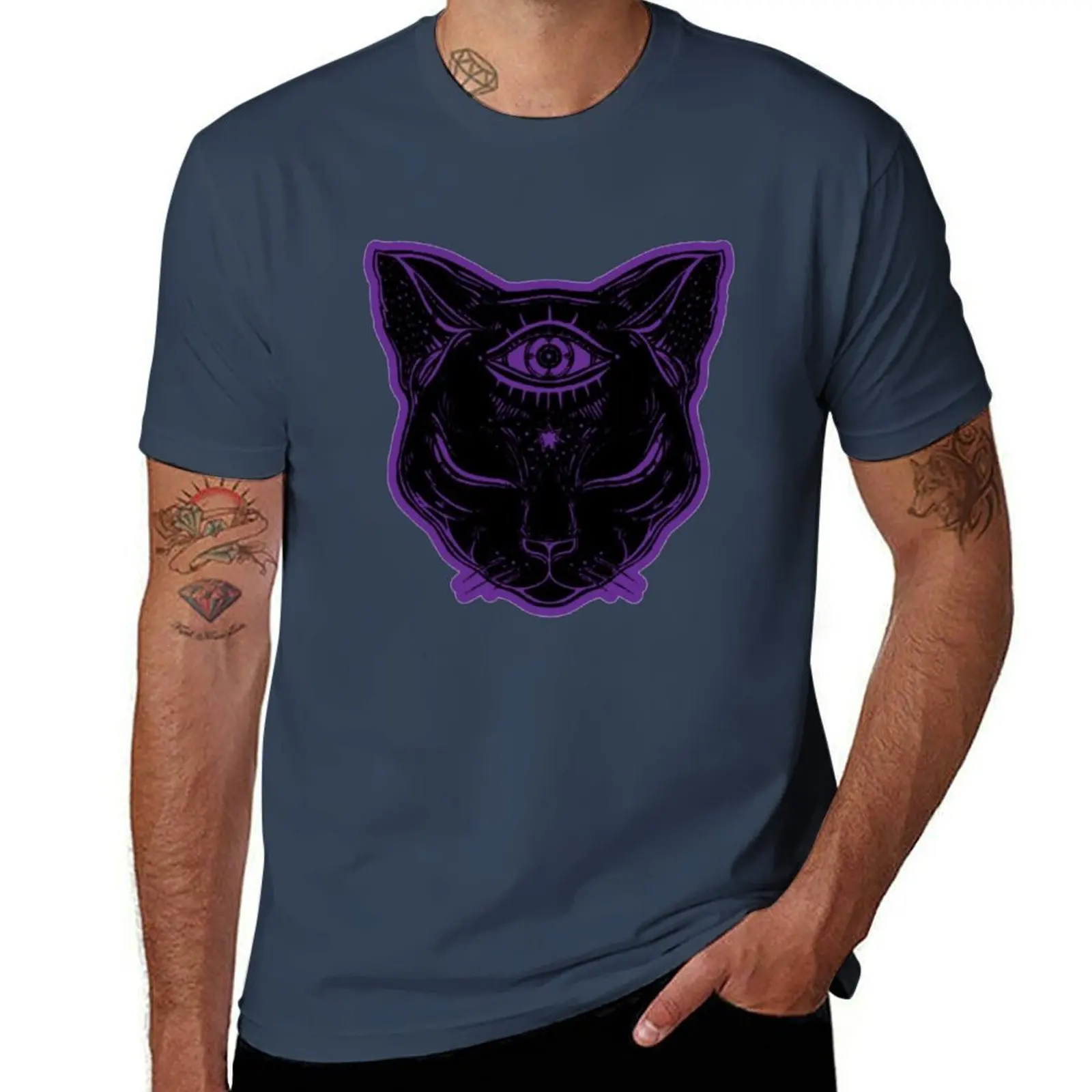 

cat black night vale T-Shirt Urban Casual Loose Fit Tee