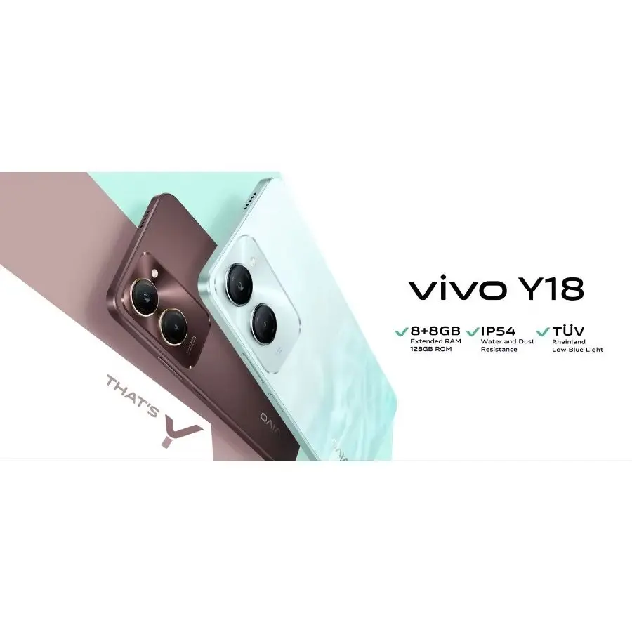2026 Vivo Y18 Global Edition Smartphone 6.56-inch Display 90Hz Refresh Rate 5000mAh Battery 8GB+256GB Storage view 3