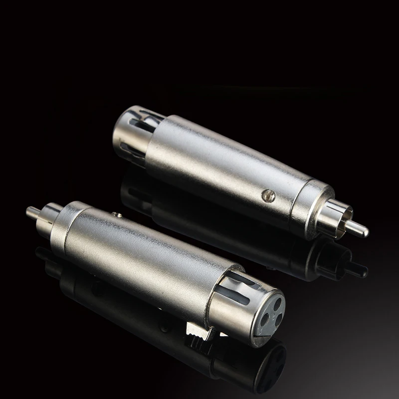 Triple core Canon adapter 6.35/6.5 Lotus RCA to Canon male to female adapter