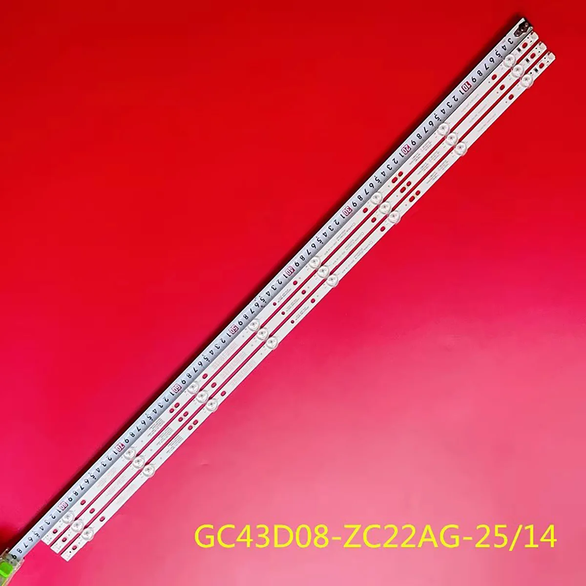 LED Backlight Strip Bar 8LED For UN43J5202 UE43J5202AU UE43J5272AU GC43D08-ZC22AG-13 14 15 17 23 HV430FHD-NLA 303GC430044