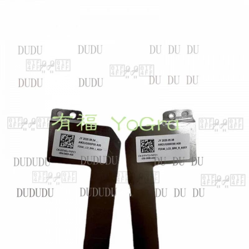 D NEW Lcd Hinge Shaft Bracket Frame for Dell Latitude 7410 E7410 0X74GJ 01FHTD