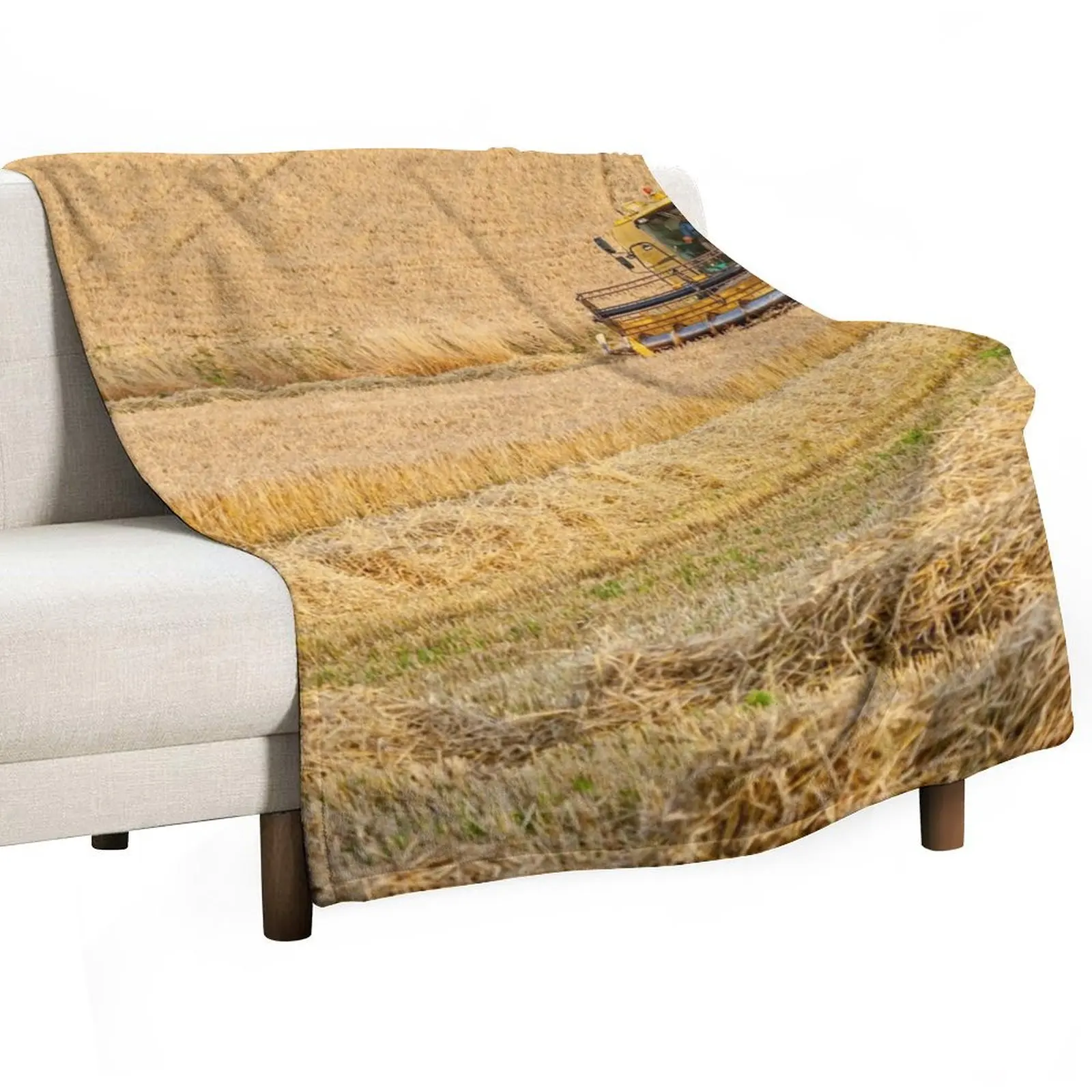 

I have a New Combine Harvester! Throw Blanket Decoratives Winter beds Multi-Purpose Luxury St Blankets