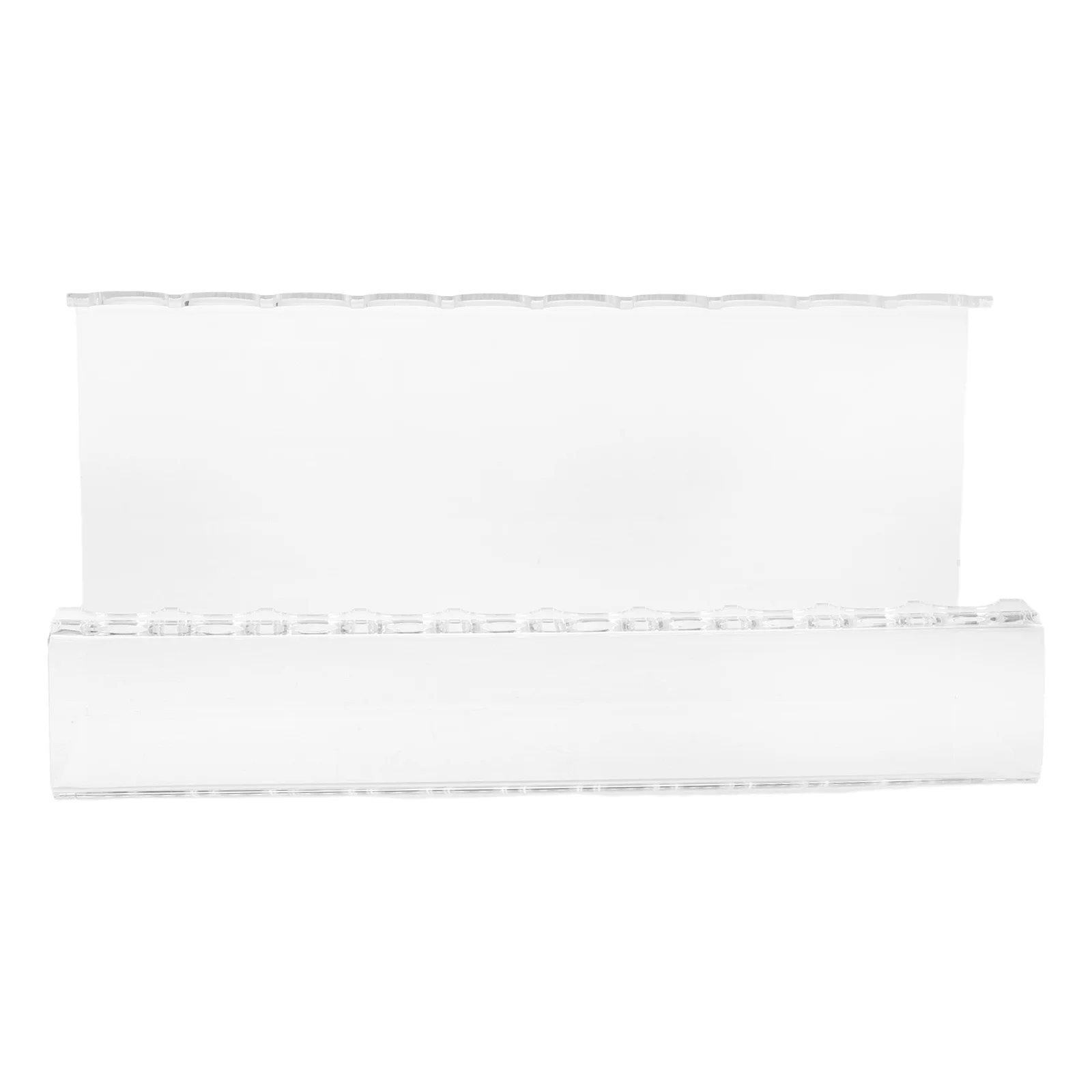 

Clear Acrylic Desktop Organizer 10-Slot Pen Holder Stable Transparent Stationery Storage Box Marker Pencil Display Case Office