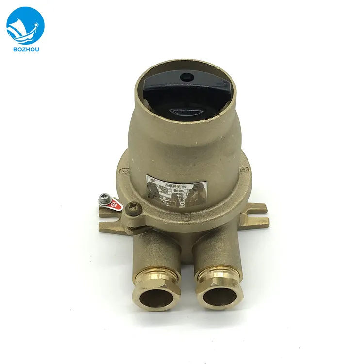 dCHH202-2 Marine Brass Explosion-proof Switch For Boat