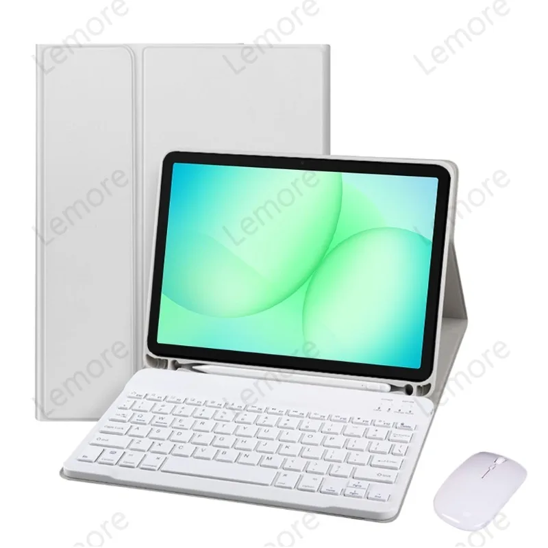 

Чехол с клавиатурой для Samsung Galaxy Tab A11+ A11 Plus 11 дюймов SM-X230 SM-X236, чехол-клавиатура с отсеком для стилуса и подставкой