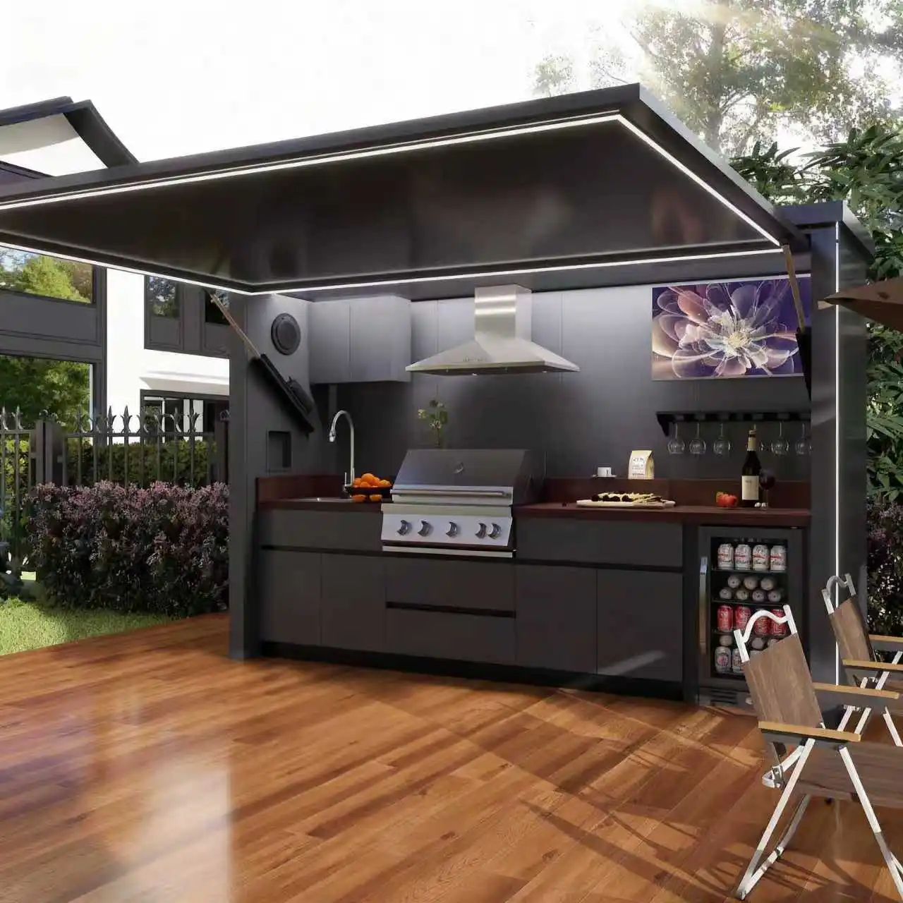 Modular Outdoor KitchenVilla Modular Modular Kitchen Cabinets for Guesthouse Outdoor Bbq Grill Island Outdoor Kitchen Bbq Island