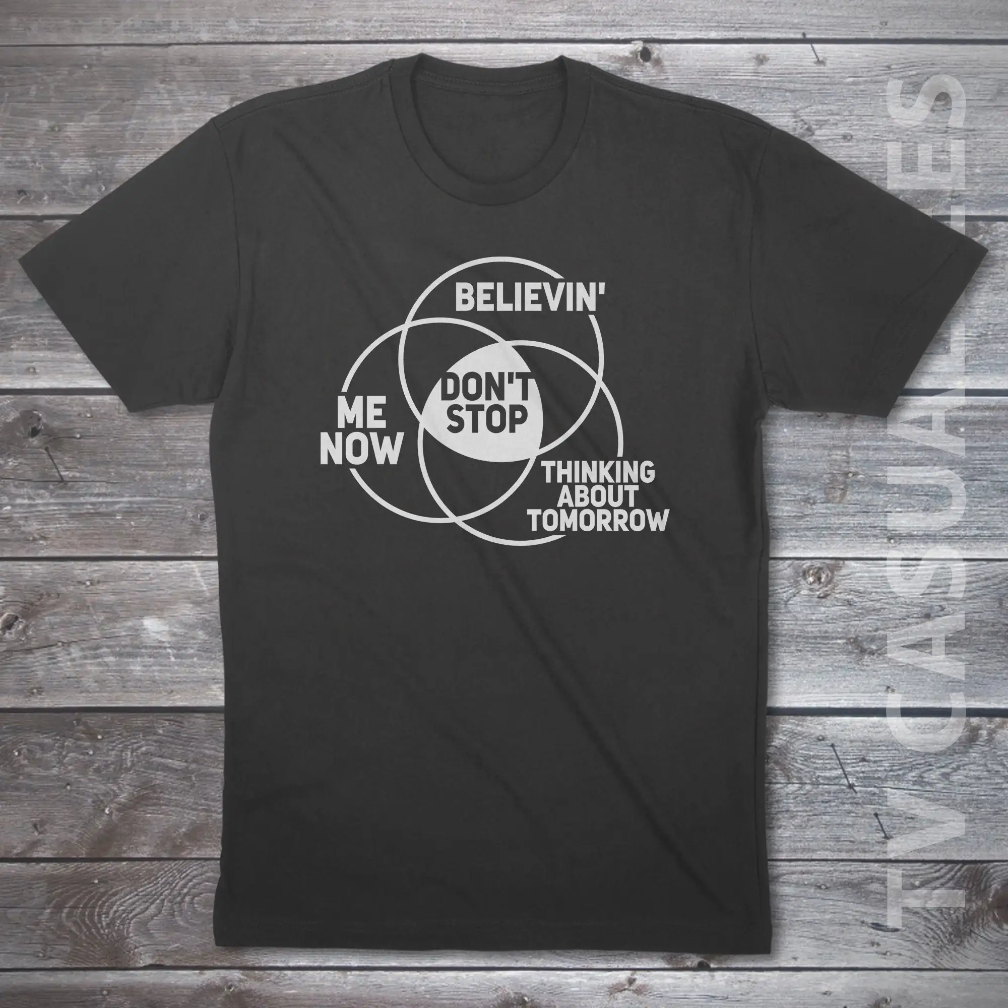 Don'T Stop Venn Diagram Mens T Shirt Or Music Funny Fan Humorous