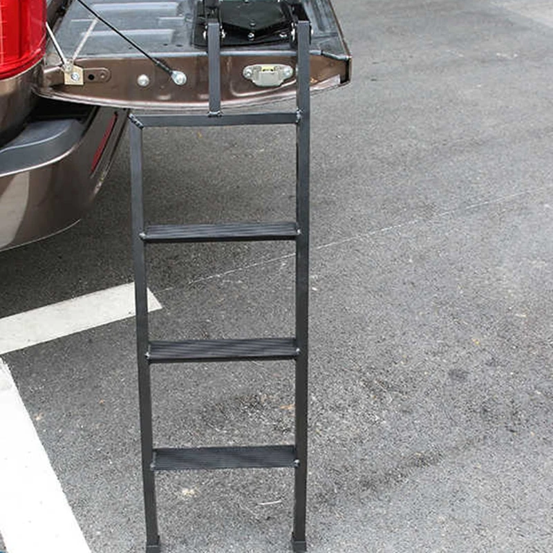 Foldable Tailgate Ladder For Great Wall Gwm Cannon Poer P30 2019-2022 Rear Bed Access Ladder Parts Accesorios Para Auto Tools