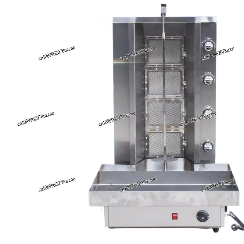 Commercial four-control gas Turkish barbecue machine Brazilian automatic rotating barbecue oven Electric barbecue bibimbap
