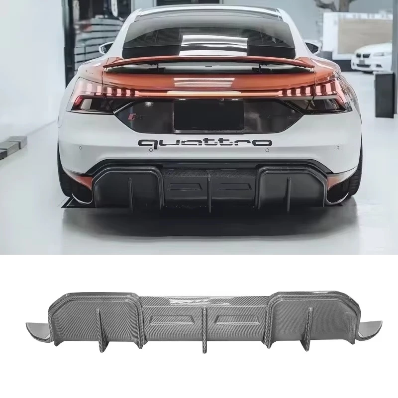 Classic Car Restomod Body KitsHigh Quality Carbon Fiber Rear Diffuser Rear Bumper Body Kits Body Kit For  E-TRON GT