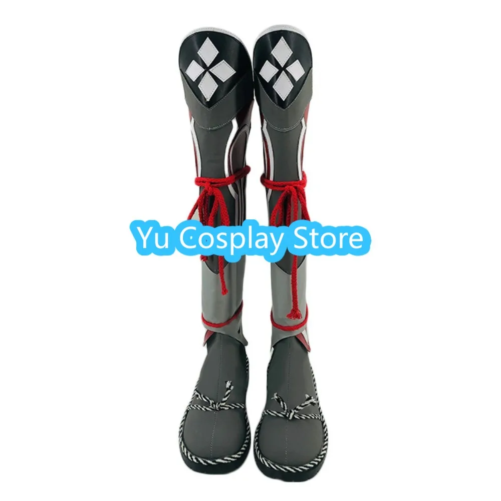 Yu Cosplay Store Genshin Impact Kairagi Fiery Might Cosplay Shoes Halloween Role Play Shoes Boots Anime Game Costume Props Anime