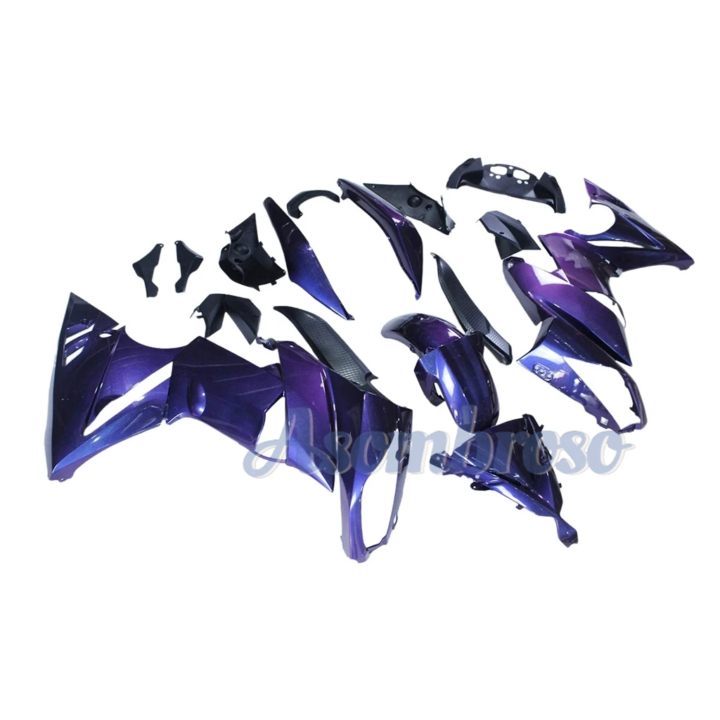 Chameleon Purple Blue kits For Ninja650 2009 2010 2011 ER 6F 09-12 Ninja 650 Motorcycle Plastic Fairngs