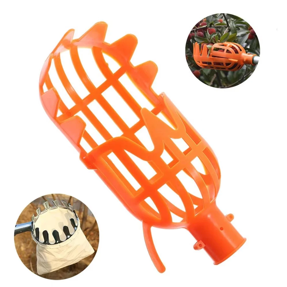 Plastic Fruit Picker Catcher Garden Tool for Apple Pear Peach - Handheld Picking Tool without Pole for Easy Fruit Harvesting