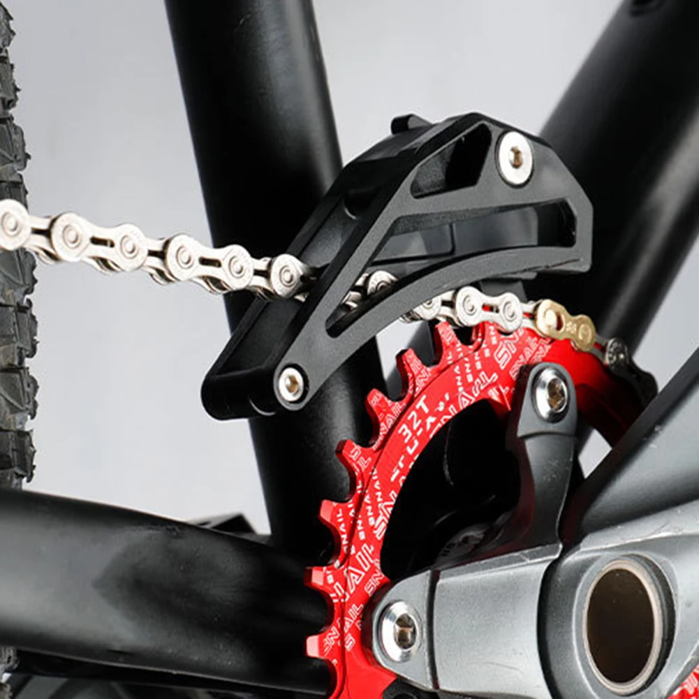 دراجة هوائية جبلية دليل سلسلة قطرة الماسك قرص واحد ثابت دليل الموتر خفيفة الوزن سلسلة حامي ل ISCG-03/05 #5