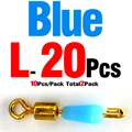 L Blue 20PCS