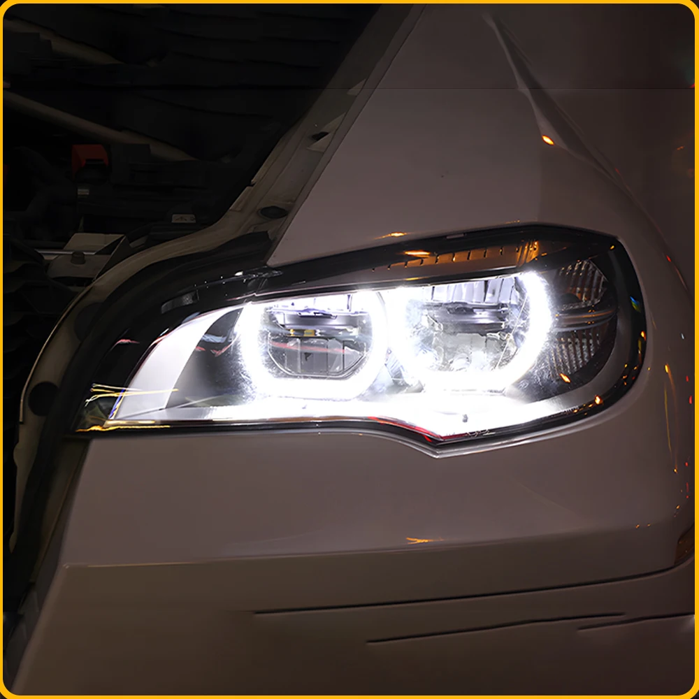 For BMW X6 2008-2013 Upgrade Modify High Configure Headlights Assembly Auto LED DRL Projector Lens Plug and Play Accessories