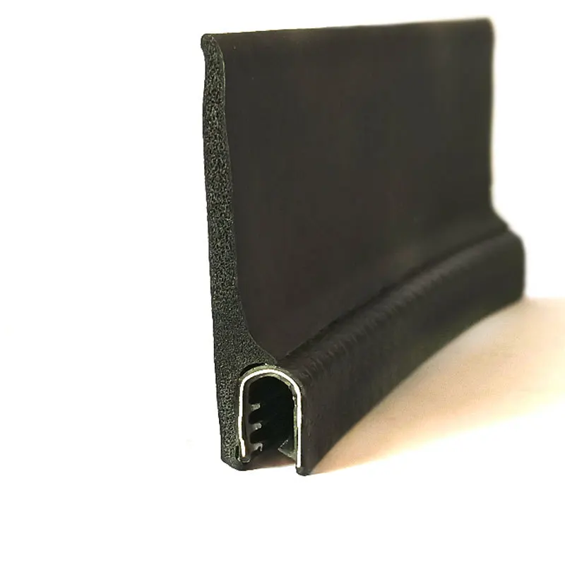 H/F/U‑Shape EPDM Rubber Edge Protection Sealing Strip, Clamping Groove Anti‑Collision Shield for Metal Wood Panel Board Sheet
