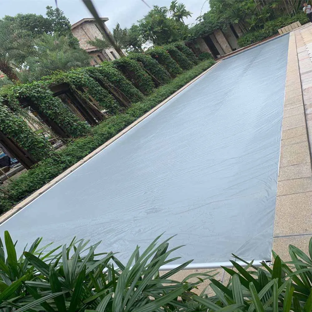 Winter Insulation Swimming Pool Cover Kit with Stainless Steel Roller PVC Material Swimming Accessories and Pool Cover