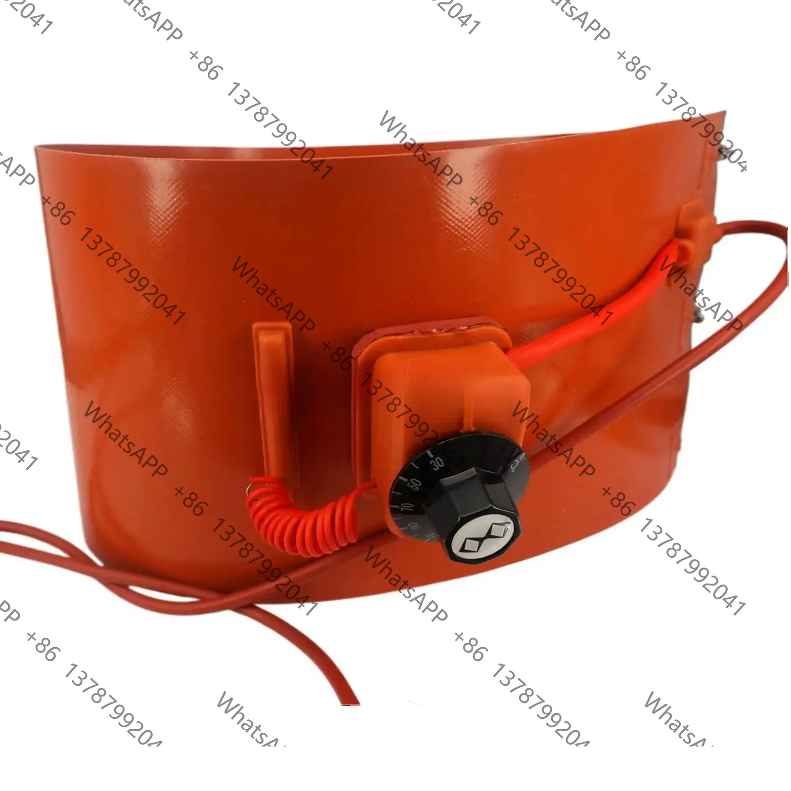 Flexible Silicon Drum Heater Blanket 20L 4.4Gallon 200x860x1.8mm 800W 220V For Oil Biodiesel Barrel