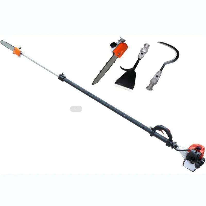 retractable palm machine, coconut trimming, logging saw, high branch saw