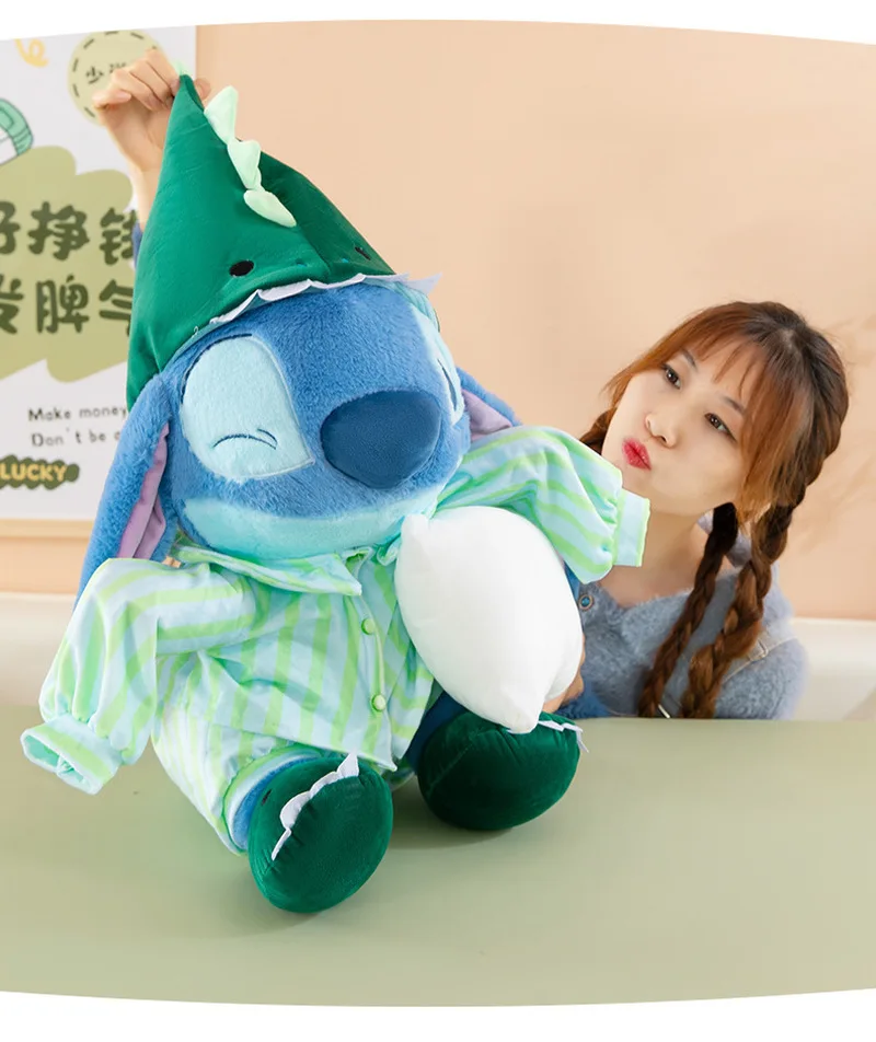 New 30-50cm In Stock Dinosaur Sleepy Sleepy Stitch Interstellar Baby Plush Doll Children'S Birthday Doll Girl Holiday Gift